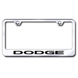 Dodge Premium Chrome License Plate Frame