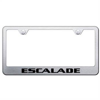 Cadillac Escalade Chrome License Plate Frame