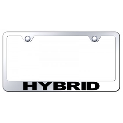 HYBRID Premium Show Chrome License Plate Frame