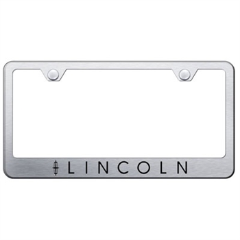 Lincoln Chrome License Plate Frame