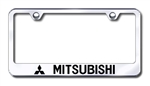 Mitsubishi Premium Chrome License Plate Frame