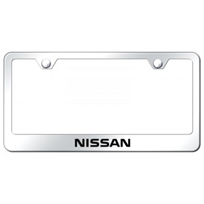 Nissan Chrome License Plate Frame