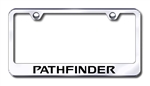 Nissan Pathfinder Chrome License Plate Frame