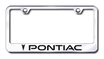 Pontiac Chrome License Plate Frame