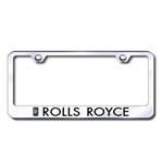 Rolls Royce Chrome License Plate Frame