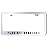 Chevrolet Silverado Premium Chrome License Plate Frame