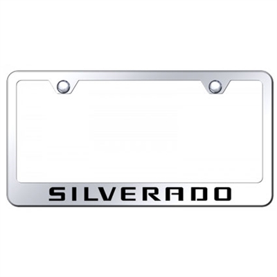 Chevrolet Silverado Premium Chrome License Plate Frame