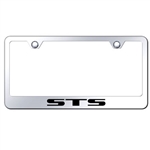 Cadillac STS Chrome License Plate Frame
