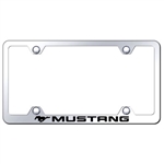 Ford Mustang Premium Show Chrome License Plate Frame