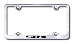 Cadillac SRX Laser Etched Chrome License Plate Frame