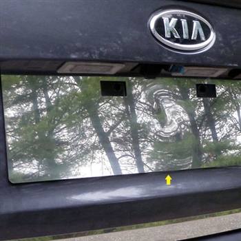 Kia Optima Chrome License Plate Bezel, 2011, 2012, 2013, 2014, 2015