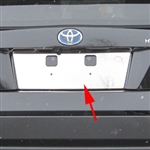 Toyota Prius Chrome License Plate Bezel, 2016, 2017, 2018, 2019, 2020, 2021, 2022
