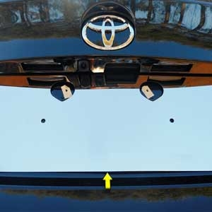 Toyota C-HR Chrome License Plate Bezel, 2018, 2019, 2020, 2021, 2022, 2023