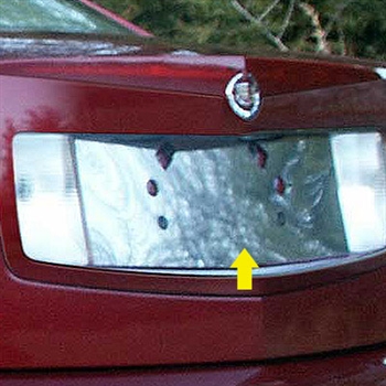 Cadillac CTS Chrome License Plate Bezel Trim, 2003, 2004, 2005, 2006, 2007