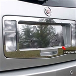 Cadillac SRX Chrome License Plate Bezel, 2004, 2005, 2006, 2007, 2008, 2009