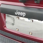 Jeep Commander Chrome License Plate Bezel, 2006, 2007, 2008, 2009, 2010