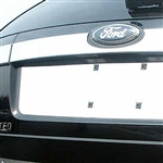 Ford Edge Chrome License Plate Bezel Trim, 2007, 2008, 2009, 2010, 2011, 2012, 2013, 2014