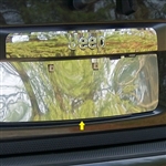 Jeep Liberty Chrome License Plate Bezel, 2008, 2009, 2010. 2011, 2012