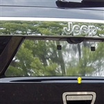 Jeep Grand Cherokee Chrome License Plate Bezel, 2011, 2012, 2013
