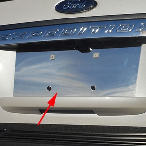 Ford Expedition Chrome License Plate Bezel, 2015, 2016, 2017