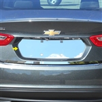 Chevrolet Malibu Chrome License Plate Bezel, 2016, 2017, 2018, 2019, 2020, 2021, 2022, 2023, 2024