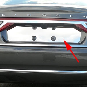 Lincoln Continental Chrome License Plate Bezel, 2017, 2018, 2019, 2020, 2021