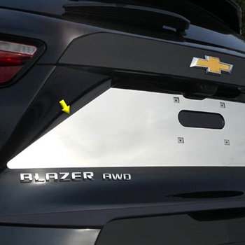 Chevrolet Blazer Chrome License Plate Bezel, 2019, 2020, 2021, 2022, 2023, 2024, 2025, 2026