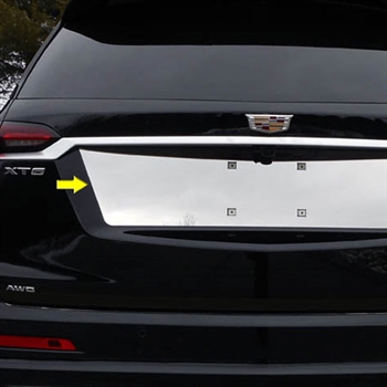 Cadillac XT6 Chrome License Plate Bezel, 2020, 2021, 2022, 2023, 2024, 2025