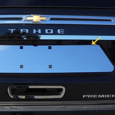 Chevrolet Tahoe Chrome License Plate Bezel, 2021, 2022, 2023