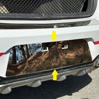 Kia K5 Chrome License Plate Bezel, 2021, 2022, 2023, 2024, 2025, 2026