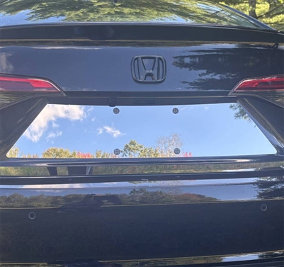 Honda Civic Sedan Chrome License Plate Bezel, 2022, 2023, 2024, 2025, 2026