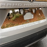 Toyota Grand Highlander Chrome License Plate Bezel, 2024
