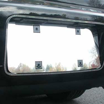 Lincoln MKZ Chrome License Plate Bezel with Surround Trim, 2007, 2008