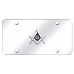 Chrome License Plate - Masons