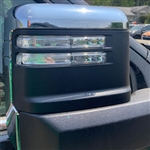 Chevrolet Silverado 2500 Chrome Door Mirror Covers (Top Only), 2020, 2021, 2022, 2023, 2024