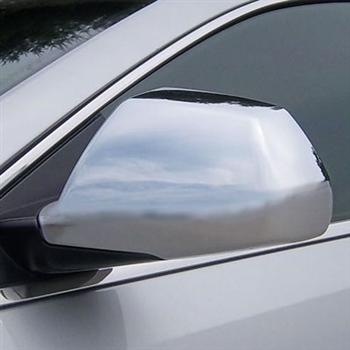 Cadillac CTS Sedan Chrome Mirror Covers, 2008, 2009, 2010, 2011, 2012, 2013