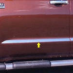 Toyota Tundra Chrome Door Molding Insert Trim, 2014, 2015, 2016, 2017, 2018, 2019, 2020, 2021