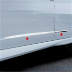 Honda Fit Stainless Steel Door Molding Trim 2009, 2010, 2011, 2012, 2013