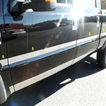 Ford Super Duty Chrome Middle Door Molding Trim, 2008, 2009, 2010