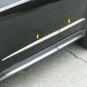 Chevrolet Equinox Chrome Door Accent Trim, 2010, 2011, 2012, 2013, 2014, 2015, 2016, 2017