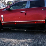 Cadillac SRX Chrome Door Molding Insert Trim, 2010, 2011, 2012, 2013, 2014, 2015, 2016