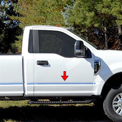 Ford Super Duty Chrome Molding Insert Trim, 2017, 2018, 2019, 2020, 2021, 2022