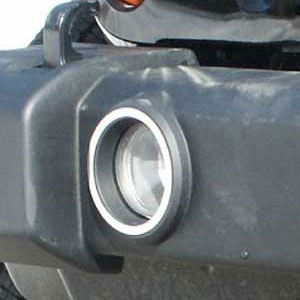 Jeep Wrangler 4 door Fog Light Trim, 2007, 2008, 2009, 2010, 2011, 2012, 2013, 2014, 2015, 2016, 2017, 2018