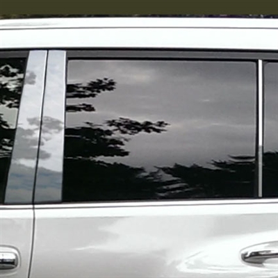 Lexus GX460 Chrome Pillar Post Trim, 6pc set, 2010, 2011, 2012, 2013, 2014, 2015, 2016, 2017, 2018, 2019, 2020