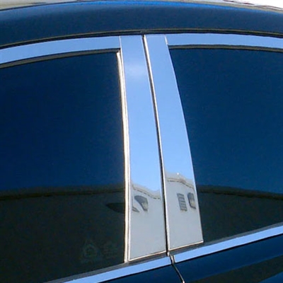Hyundai Elantra Chrome Pillar Post Trim, 4pc. Set, 2011, 2012, 2013