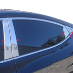 Hyundai Elantra Chrome Pillar Post Trim, 10pc. Set, 2011, 2012, 2013, 2014, 2015, 2016