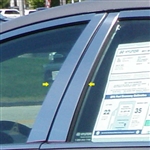 Hyundai Sonata Chrome Pillar Post Trim, 4pc. Set, 2011, 2012, 2013, 2014