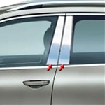 Volkswagen Toureg Chrome Pillar Post Trim, 2011, 2012, 2013, 2014, 2015, 2016, 2017