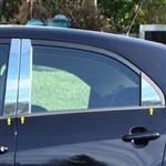 Kia Rio Chrome Pillar Post Trim, 2012, 2013, 2014, 2015, 2016, 2017