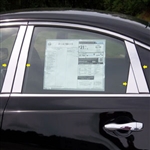 Nissan Altima Sedan Chrome Pillar Post Trim, 8pc., 2013, 2014, 2015